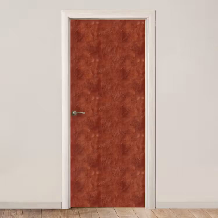 Deursticker - Stucwerk - Textuur - Terracotta — 1