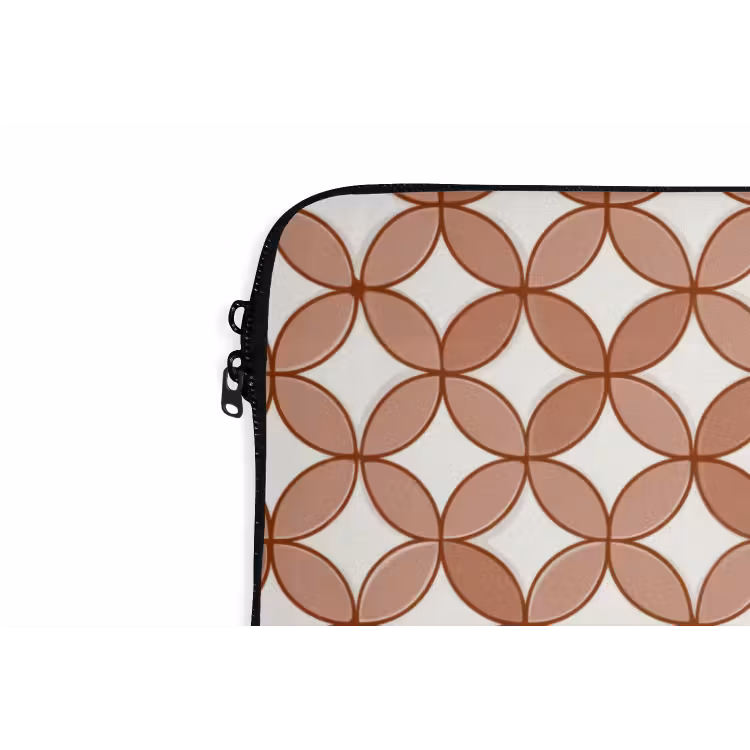 Laptophoes - Geometrisch - Cirkels - Modern - Terracotta — 5