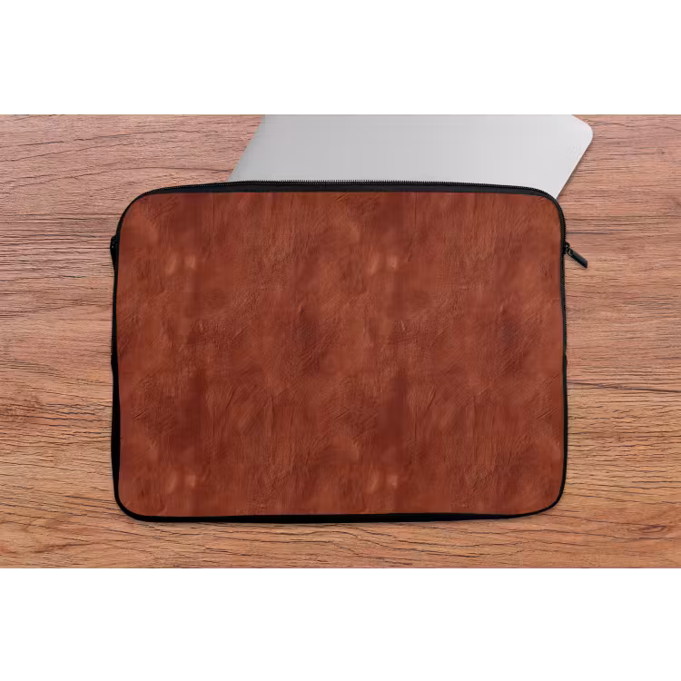 Laptophoes - Stucwerk - Textuur - Terracotta — 2
