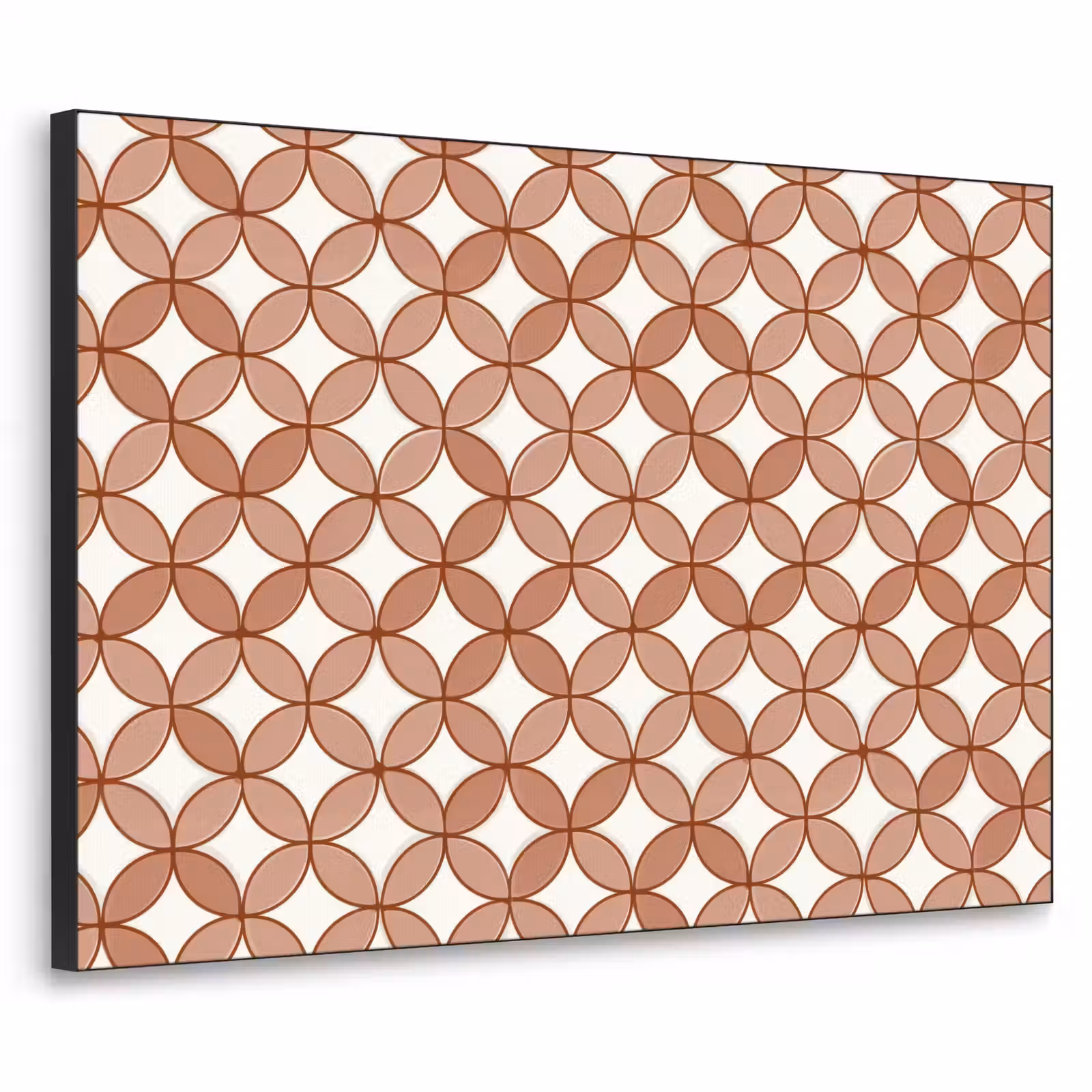 Art Frame - Geometrisch - Cirkels - Modern - Terracotta — 1