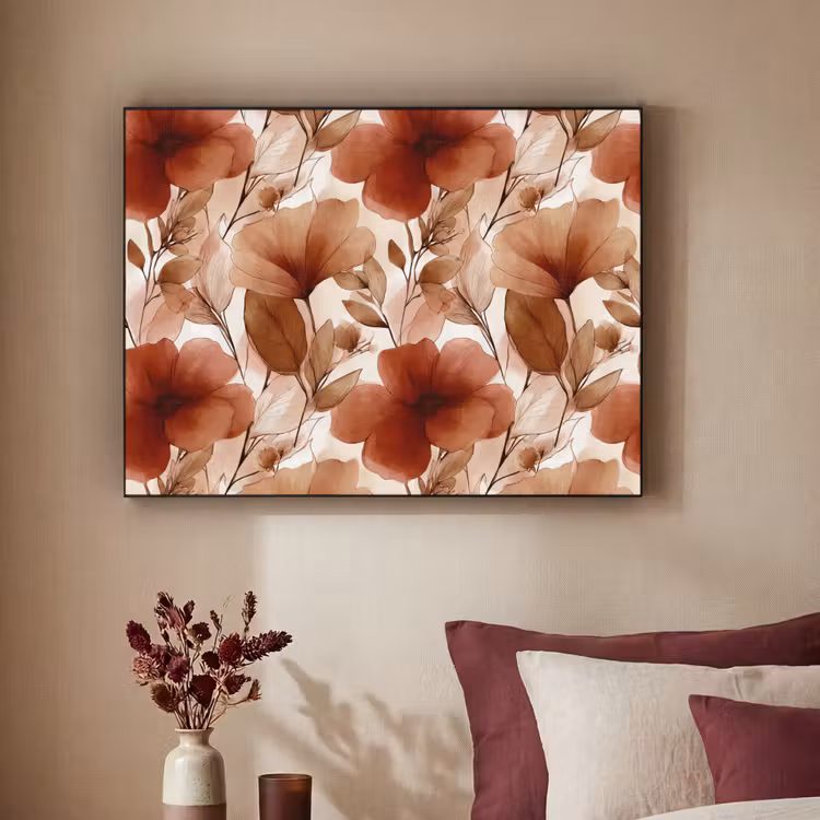 Art Frame - Bloemen - Aquarel - Botanisch - Terracotta — 3