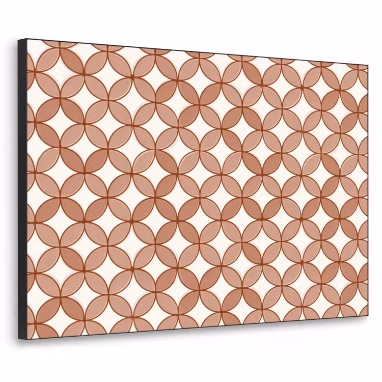 Art Frame - Geometrisch - Cirkels - Modern - Terracotta — 1