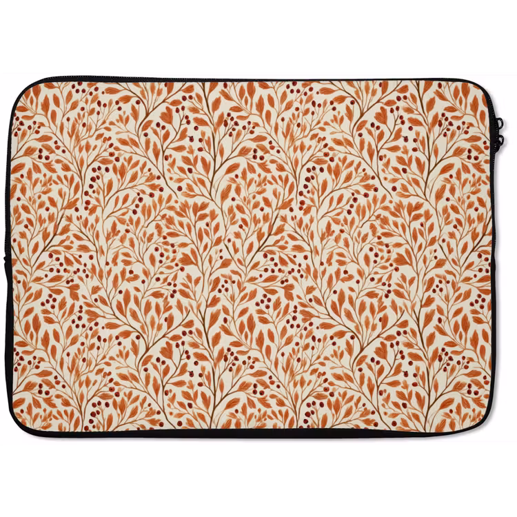 Laptophoes - Bladeren - Botanisch - Terracotta — 1