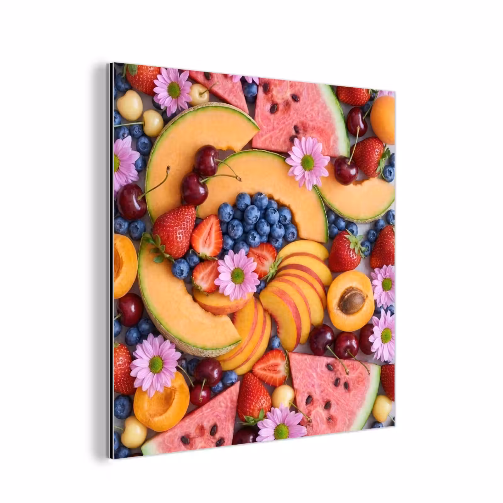Aluminium schilderij - Eten - Fruit - Zomer - Kleurrijk — 1