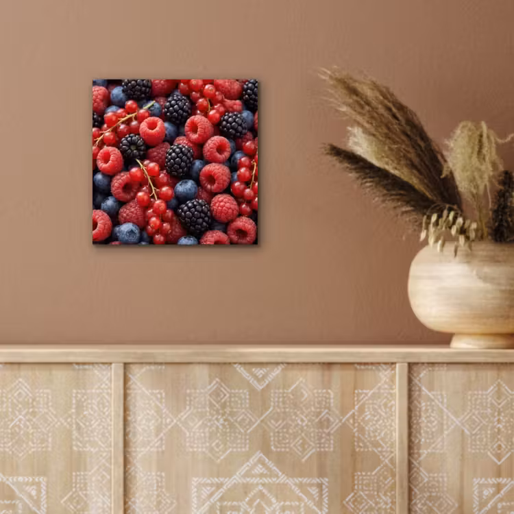 Aluminium schilderij - Bessen - Mix - Vers - Eten - Kleurrijk — 5