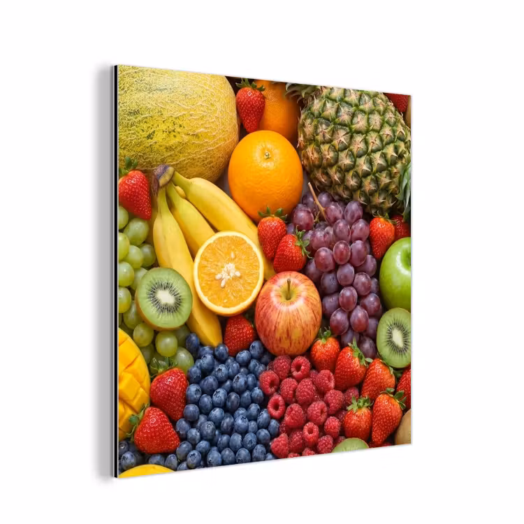 Aluminium schilderij - Eten - Fruit - Vers - Kleurrijk - Voeding — 1
