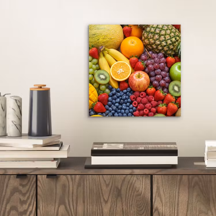 Aluminium schilderij - Eten - Fruit - Vers - Kleurrijk - Voeding — 2