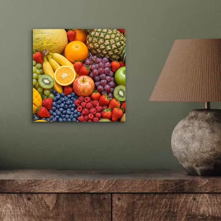 Aluminium schilderij - Eten - Fruit - Vers - Kleurrijk - Voeding — 3