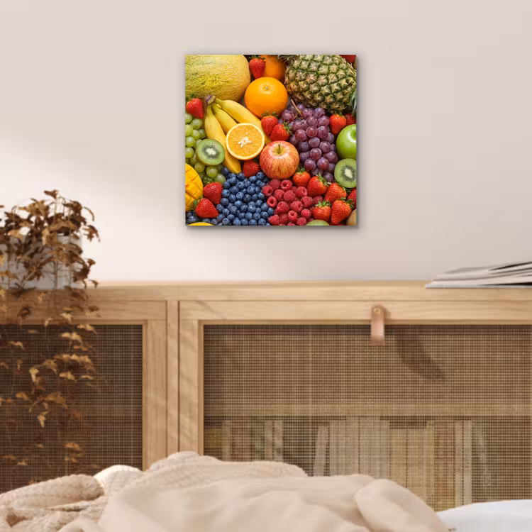 Aluminium schilderij - Eten - Fruit - Vers - Kleurrijk - Voeding — 4