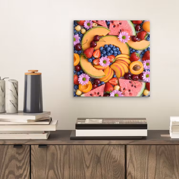 Aluminium schilderij - Eten - Fruit - Zomer - Kleurrijk — 2