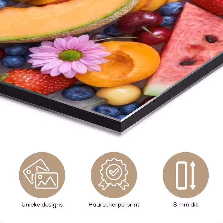 Aluminium schilderij - Eten - Fruit - Zomer - Kleurrijk — 7