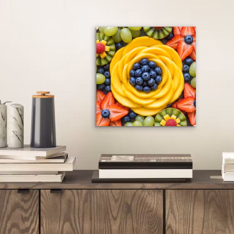 Aluminium schilderij - Fruit - Arrangement - Gezond - Kleurrijk - Eten — 2