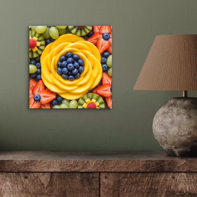 Aluminium schilderij - Fruit - Arrangement - Gezond - Kleurrijk - Eten — 3