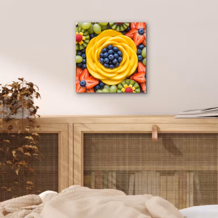 Aluminium schilderij - Fruit - Arrangement - Gezond - Kleurrijk - Eten — 4