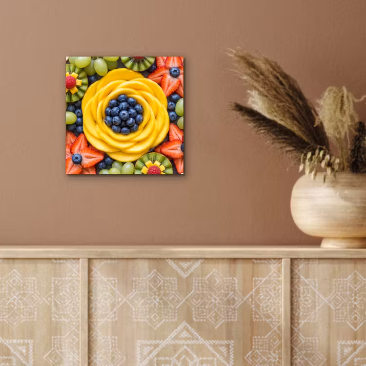 Aluminium schilderij - Fruit - Arrangement - Gezond - Kleurrijk - Eten — 5