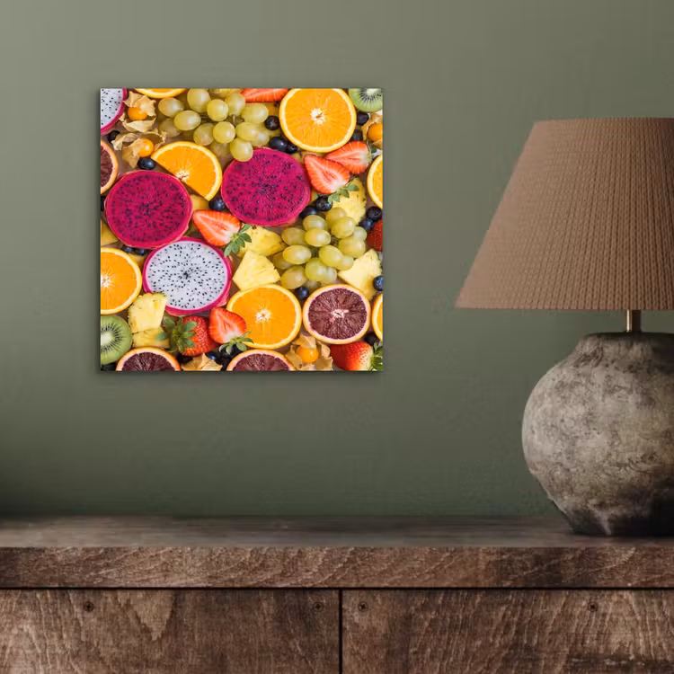 Aluminium schilderij - Fruit - Assortiment - Kleurrijk - Gezondheid — 3