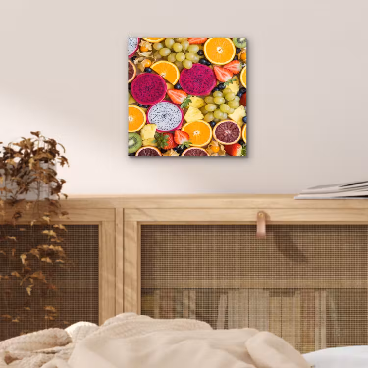Aluminium schilderij - Fruit - Assortiment - Kleurrijk - Gezondheid — 4