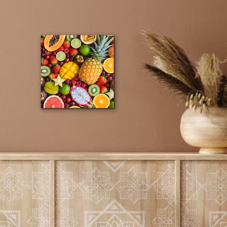 Aluminium schilderij - Fruit - Assortiment - Vers - Gezond - Kleurrijk — 5