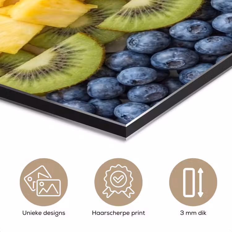 Aluminium schilderij - Fruit - Regenboog - Gezond - Kleurrijk — 7