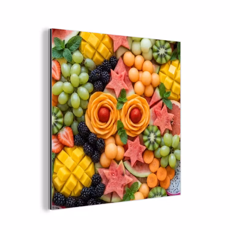 Aluminium schilderij - Fruit - Variatie - Kleurrijk - Vers - Eten — 1