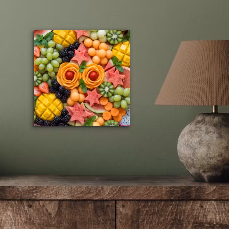 Aluminium schilderij - Fruit - Variatie - Kleurrijk - Vers - Eten — 3