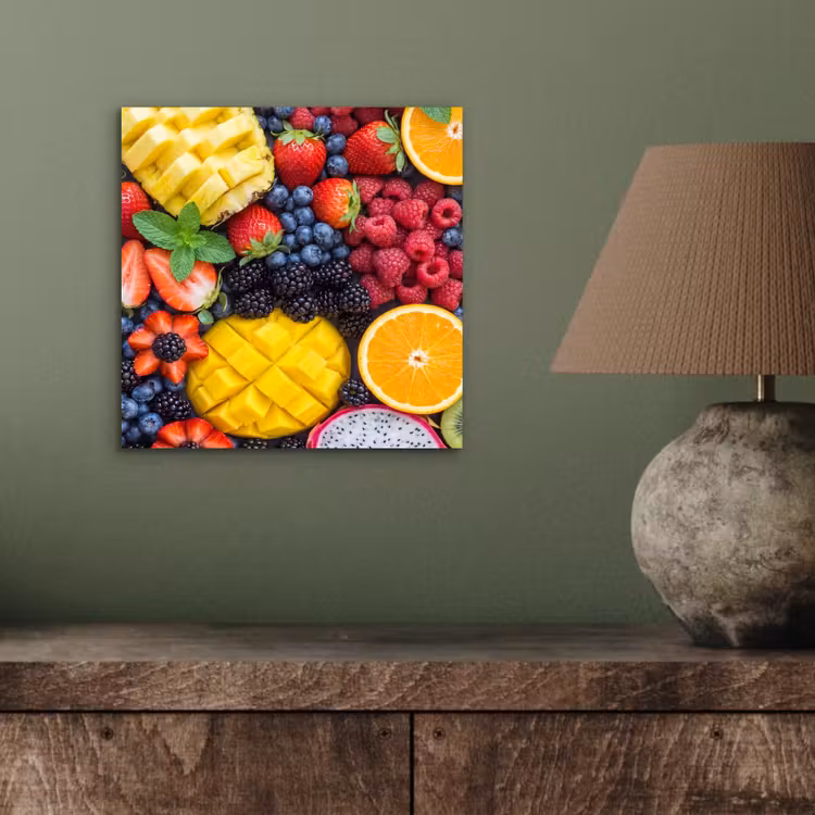 Aluminium schilderij - Fruit - Vers - Kleurrijk - Eten — 3