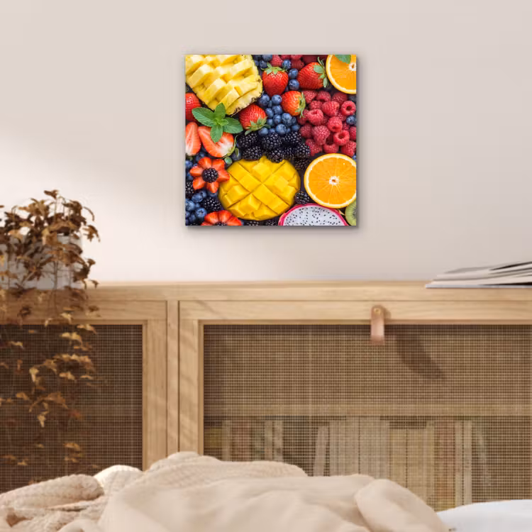 Aluminium schilderij - Fruit - Vers - Kleurrijk - Eten — 4