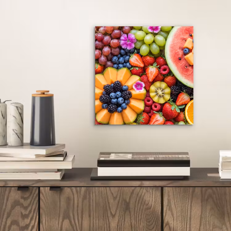 Aluminium schilderij - Fruit - Vers - Variatie - Eten - Kleurrijk — 2