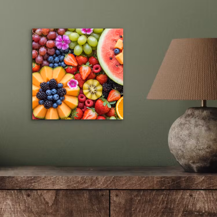 Aluminium schilderij - Fruit - Vers - Variatie - Eten - Kleurrijk — 3