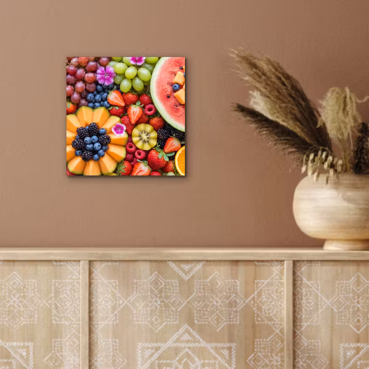 Aluminium schilderij - Fruit - Vers - Variatie - Eten - Kleurrijk — 5