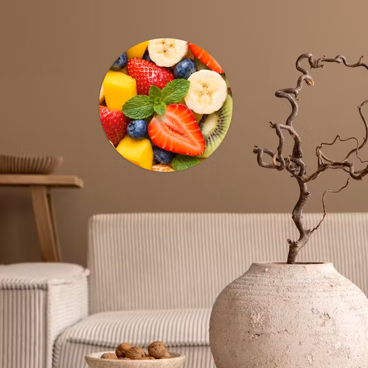 Behangcirkel - Fruit - Plakjes - Eten - Kleurrijk — 2
