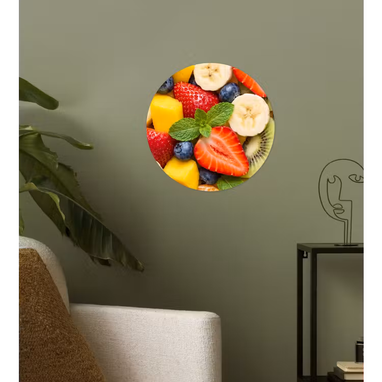 Behangcirkel - Fruit - Plakjes - Eten - Kleurrijk — 3