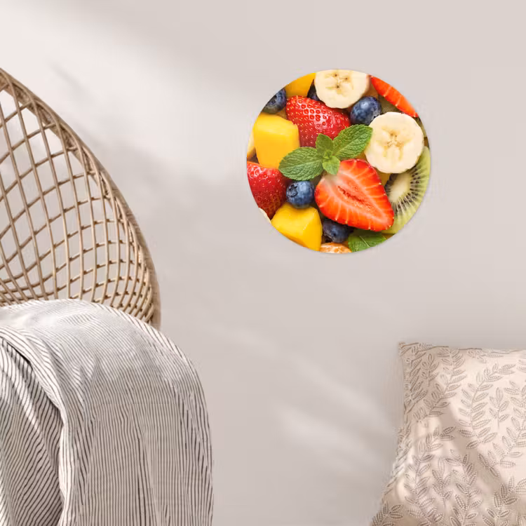 Behangcirkel - Fruit - Plakjes - Eten - Kleurrijk — 5