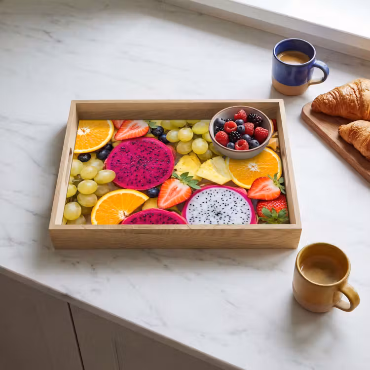 Dienblad - Fruit - Assortiment - Kleurrijk - Gezondheid — 4