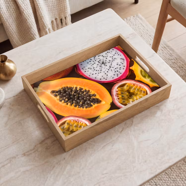 Dienblad - Fruit - Geopend - Tropisch - Eten - Kleurrijk — 2