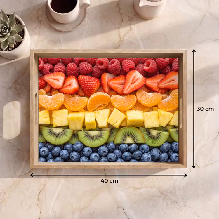 Dienblad - Fruit - Regenboog - Gezond - Kleurrijk — 9