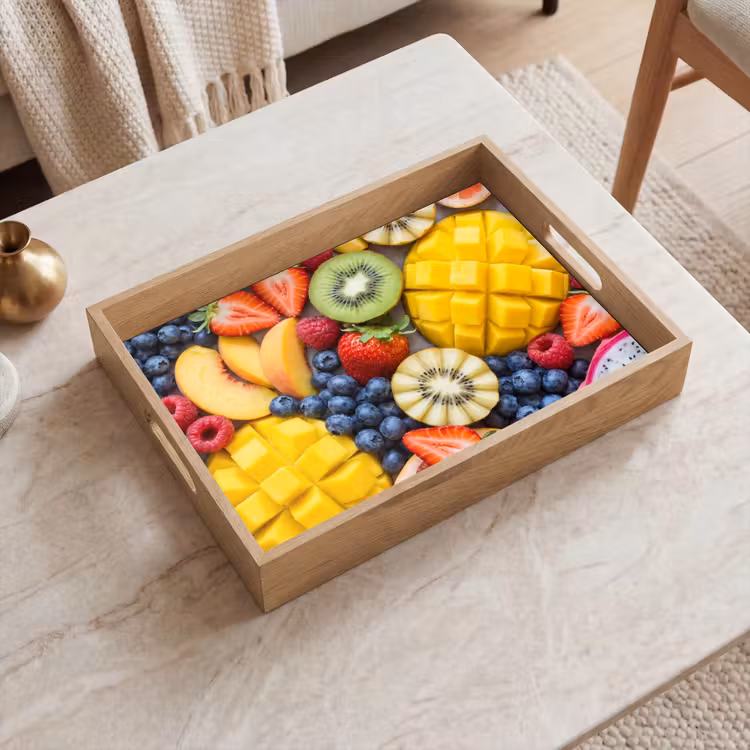 Dienblad - Fruit - Versneden - Kleurrijk - Eten - Gezond — 2