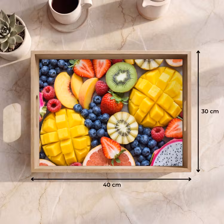 Dienblad - Fruit - Versneden - Kleurrijk - Eten - Gezond — 9
