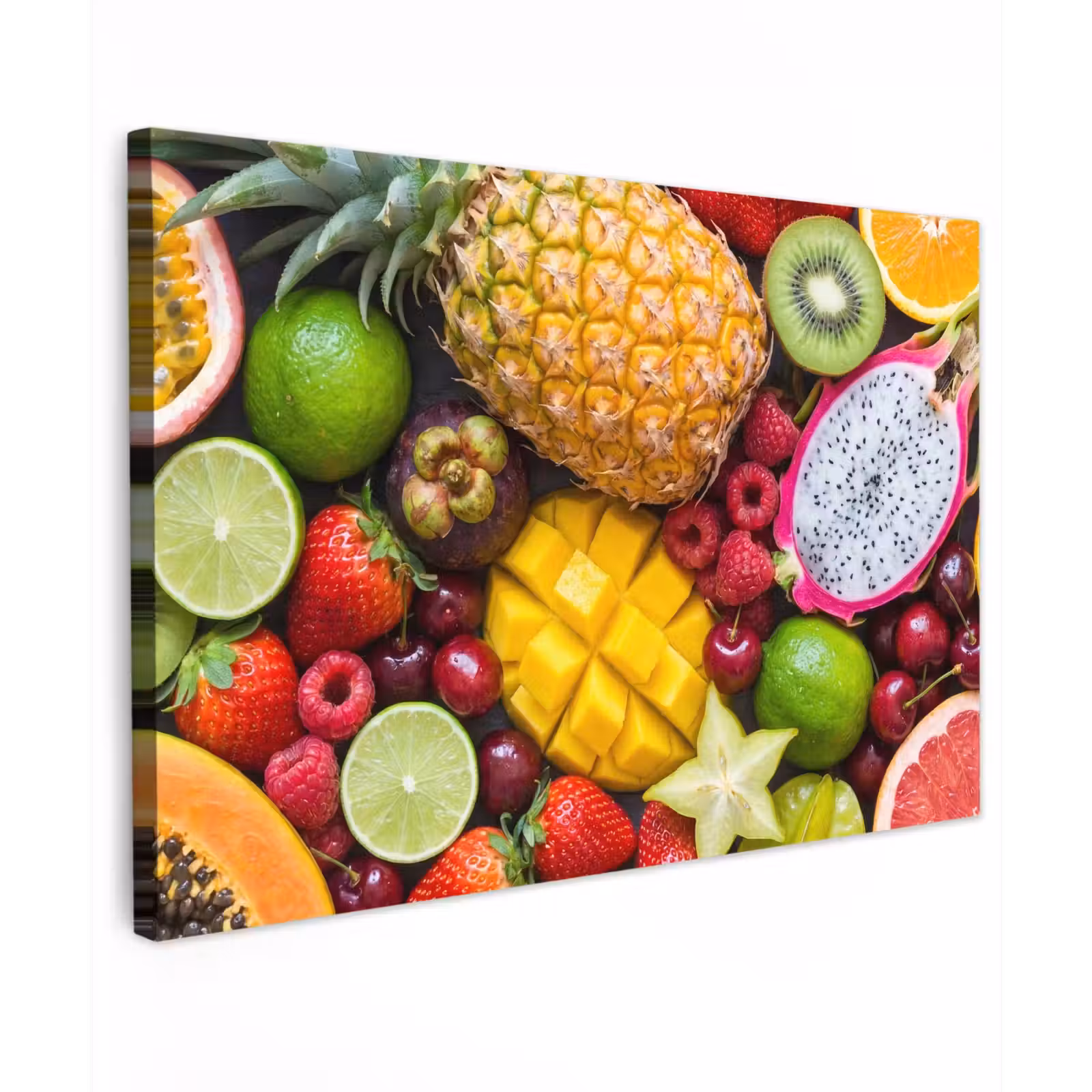 Buiten canvas - Fruit - Assortiment - Vers - Gezond - Kleurrijk — 1