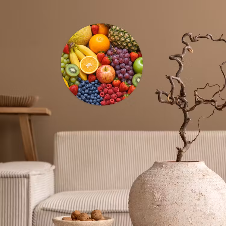Behangcirkel - Eten - Fruit - Vers - Kleurrijk - Voeding — 2