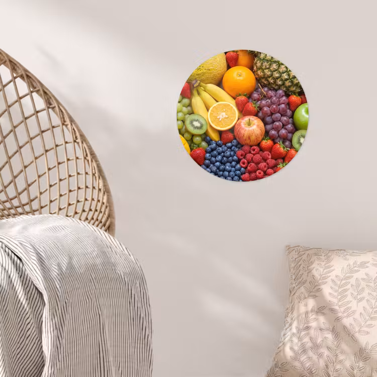 Behangcirkel - Eten - Fruit - Vers - Kleurrijk - Voeding — 5