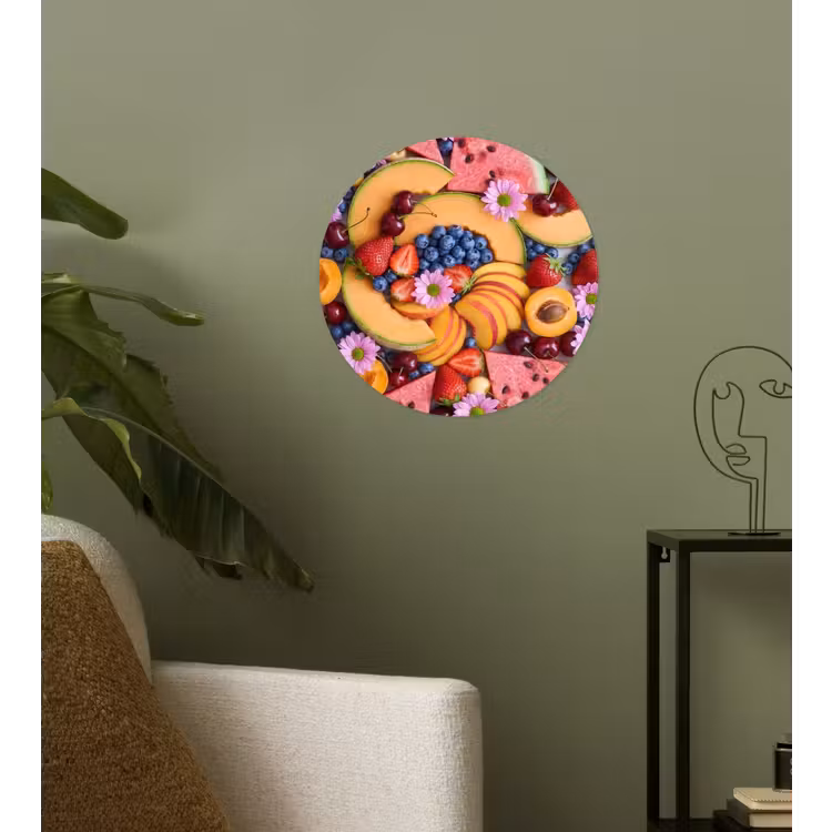 Behangcirkel - Eten - Fruit - Zomer - Kleurrijk — 3
