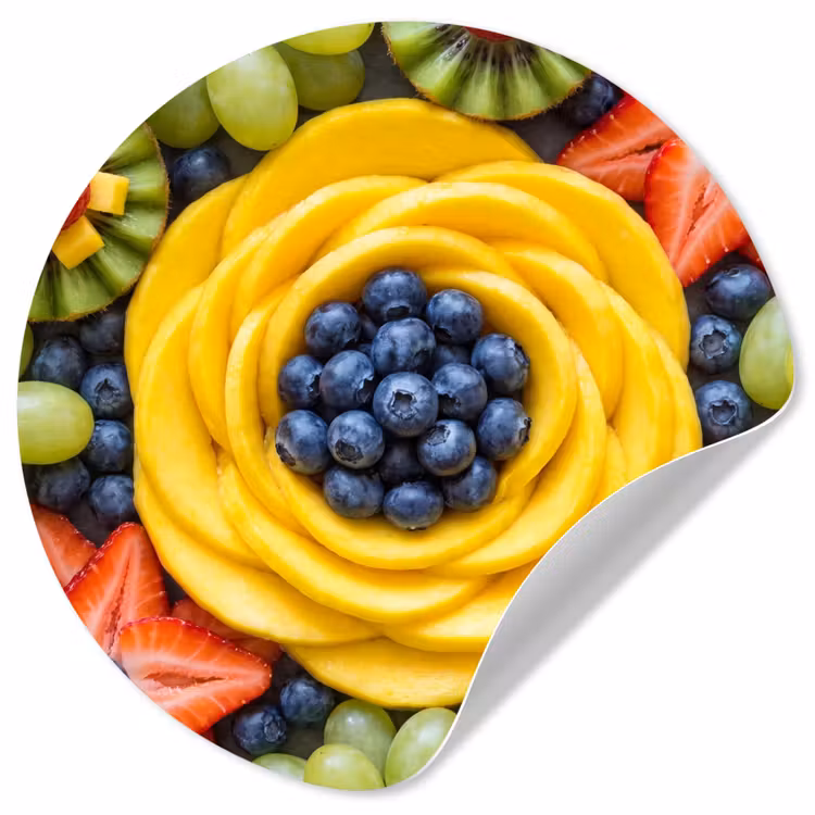 Behangcirkel - Fruit - Arrangement - Gezond - Kleurrijk - Eten — 1