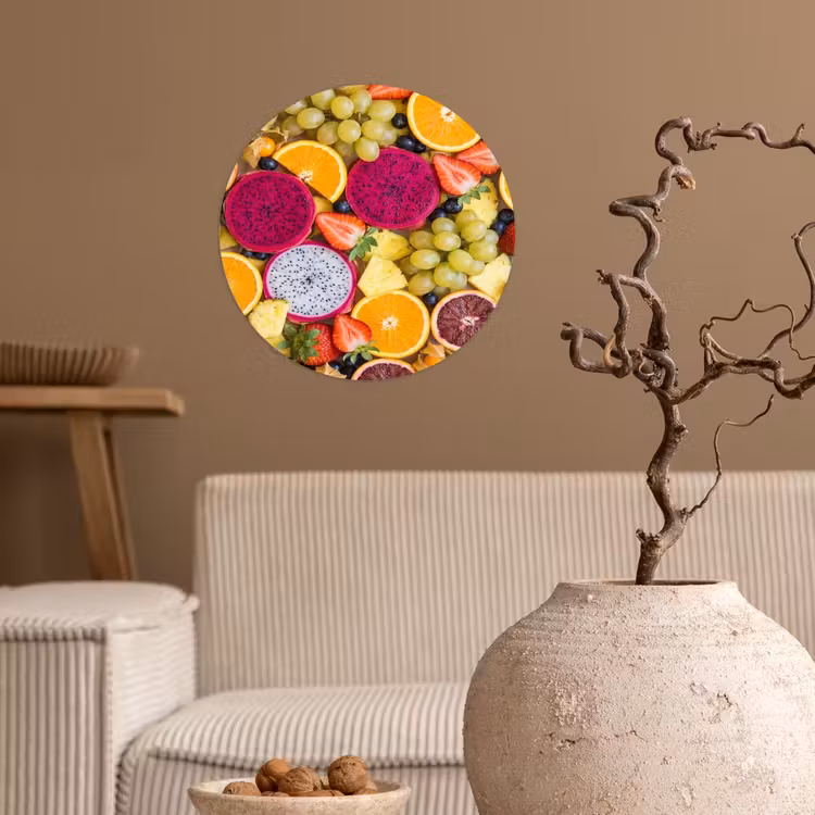 Behangcirkel - Fruit - Assortiment - Kleurrijk - Gezondheid — 2