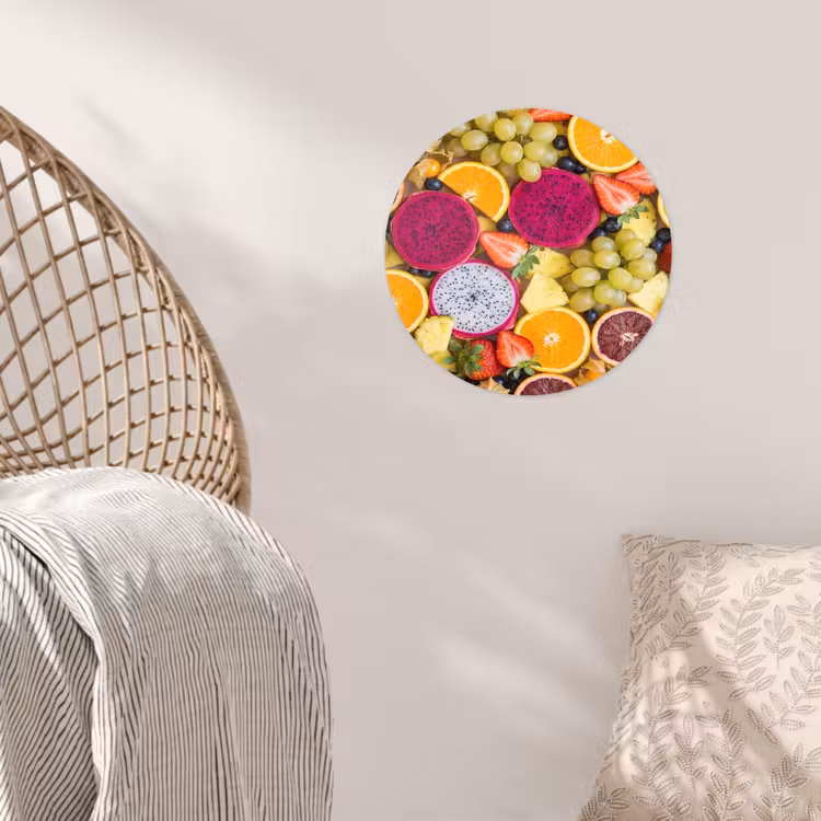 Behangcirkel - Fruit - Assortiment - Kleurrijk - Gezondheid — 5