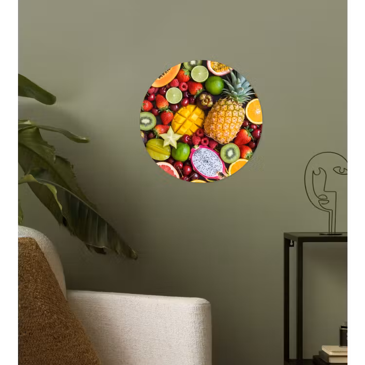 Behangcirkel - Fruit - Assortiment - Vers - Gezond - Kleurrijk — 3