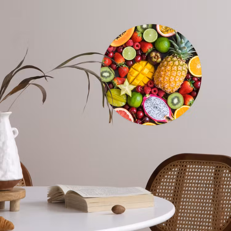 Behangcirkel - Fruit - Assortiment - Vers - Gezond - Kleurrijk — 4