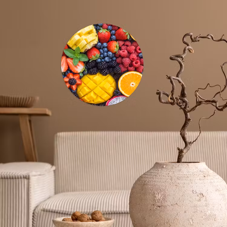 Behangcirkel - Fruit - Vers - Kleurrijk - Eten — 2