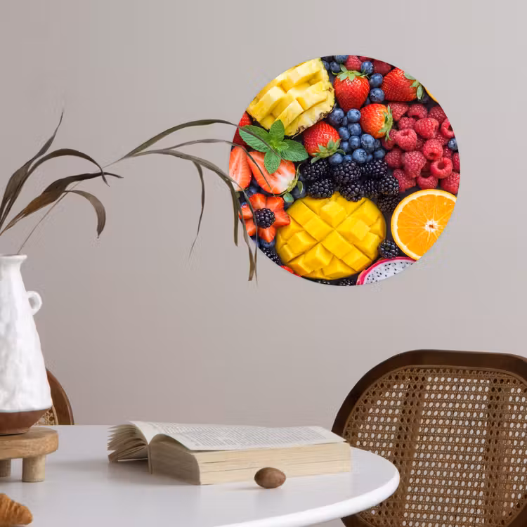 Behangcirkel - Fruit - Vers - Kleurrijk - Eten — 4