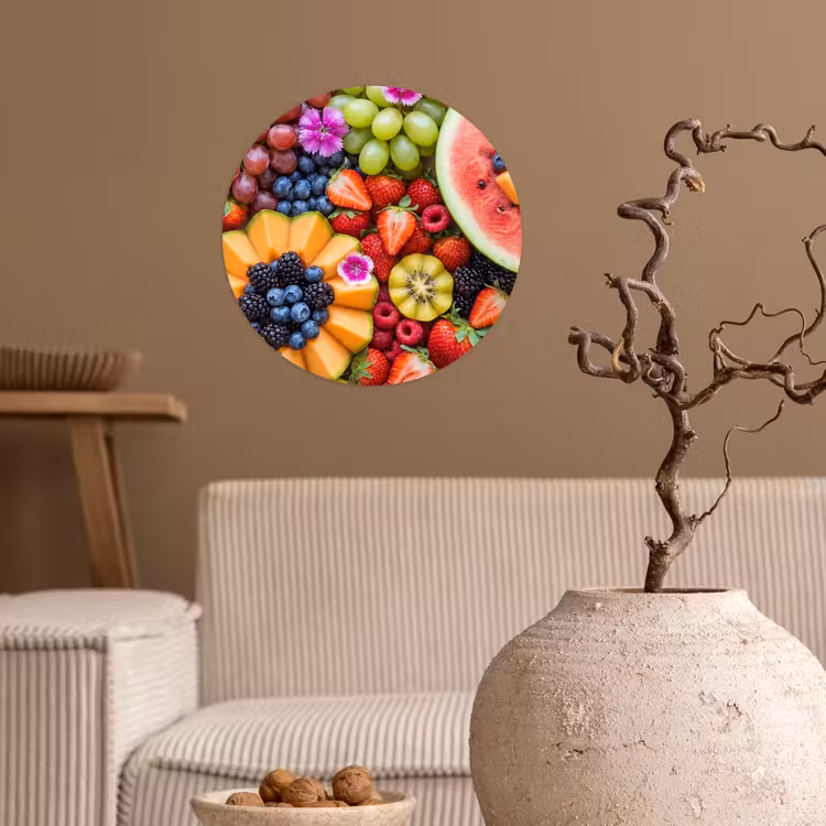 Behangcirkel - Fruit - Vers - Variatie - Eten - Kleurrijk — 2